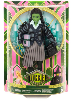 Mattel Universal Studios Wicked Elphaba Fashion Doll School Uniform New