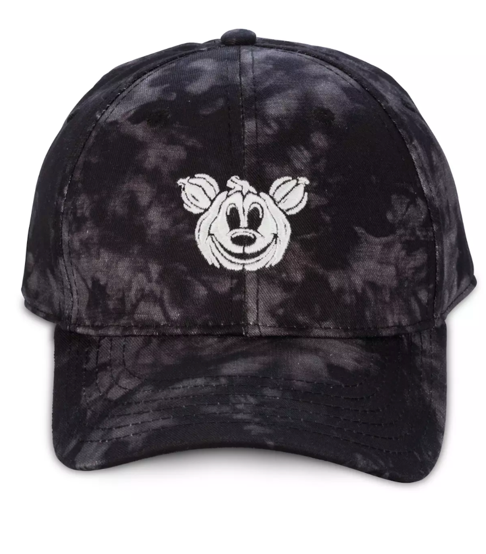 Disney Parks Mickey Jack-o'-Lantern Glow-in-the-Dark Baseball Cap for Adults New