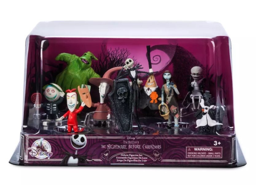 Disney Parks The Nightmare Before Christmas Deluxe Figure Set New