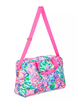 Disney Parks Minnie and Daisy Duck Weekender Bag by Lilly Pulitzer New With Tag