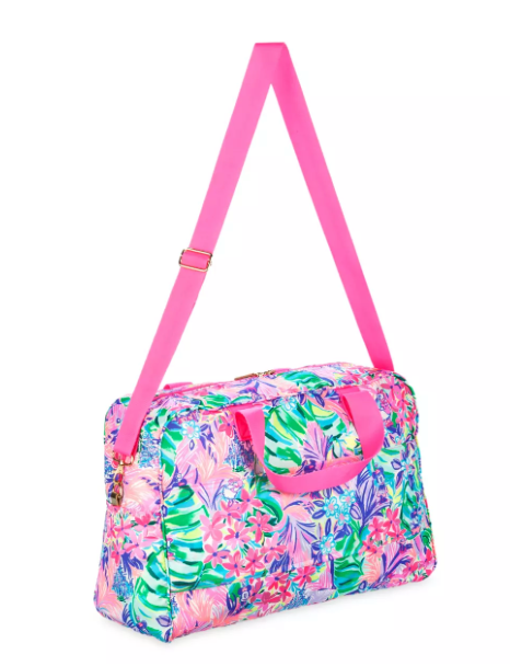 Disney Parks Minnie and Daisy Duck Weekender Bag by Lilly Pulitzer New I Love Characters