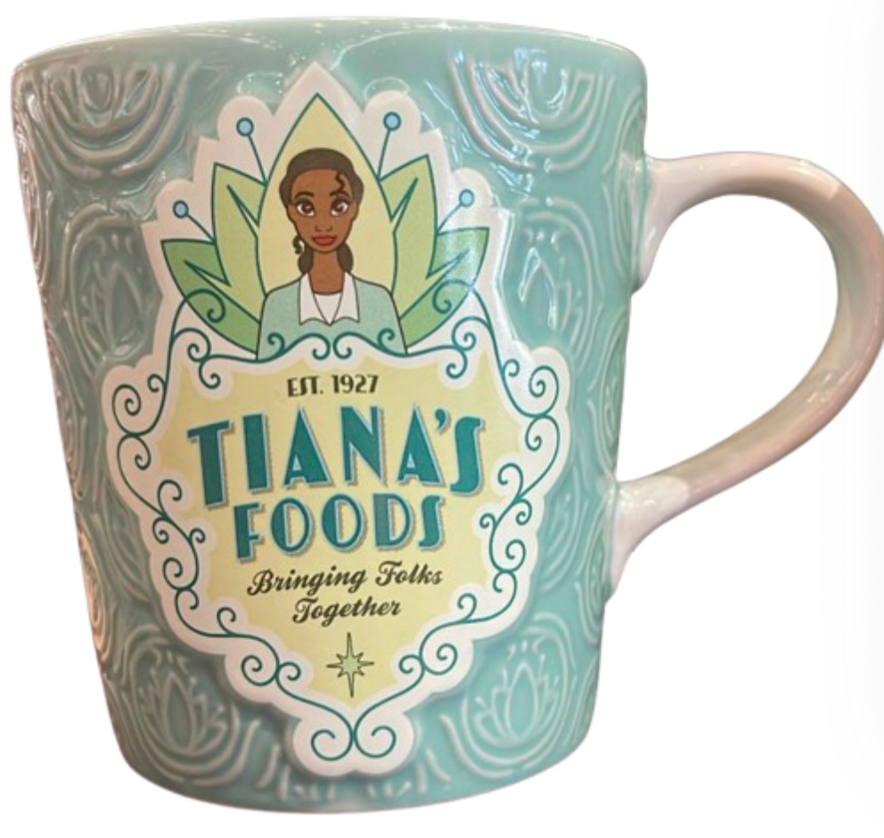 Disney Parks Tiana 's Foods Bringing Folks Together Coffee Mug New W Tag