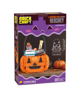 Brickcraft HERSHEY'S Trick or Treat Tub Building Kit 155pcs Set Toy New With Tag