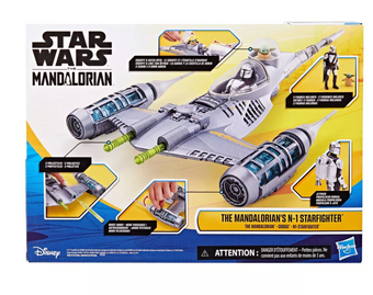 Disney Star Wars The Mandalorian's N-1 Starfighter and Figure Set
