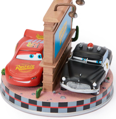 Disney Parks Cars Sheriff Lightning McQueen Pixar Sketchbook Christmas Ornament