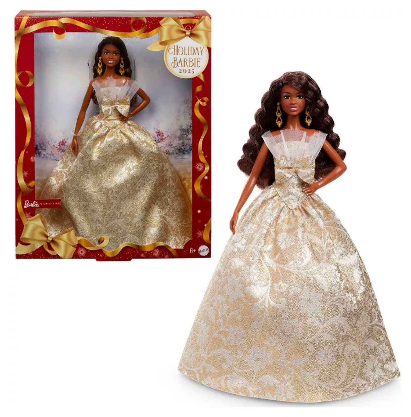 Barbie Signature 2025 Holiday Barbie Fashion Doll Toy New With Tag