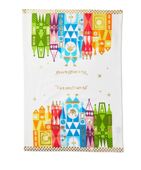 Hallmark Disney It's a Small World Tea Towel 18x26 New with Tag