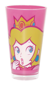 Universal Studios Super Nintendo World Princess Peach Acrylic Tumbler New W Tag