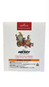 Hallmark Keepsake 2025 Mickey Firefighting Friends Christmas Ornament w Sound N