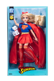 DC Supergirl Collector Fashion Doll with Doll Stand Accessories Toy New with Box