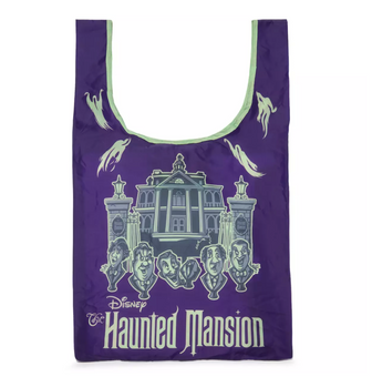 Disney Parks Halloween Tomb Sweet Tomb Haunted Mansion Packable Tote Bag New
