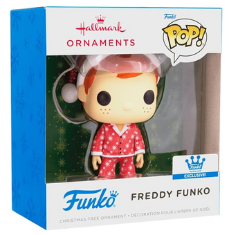 Hallmark Funko Pop! Freddy in Holiday Pajamas Shop Christmas Ornament New w Box