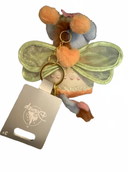 Disney Parks Eeyore Plush Keychain Bag Charm Winnie The Pooh Fairy Wings New