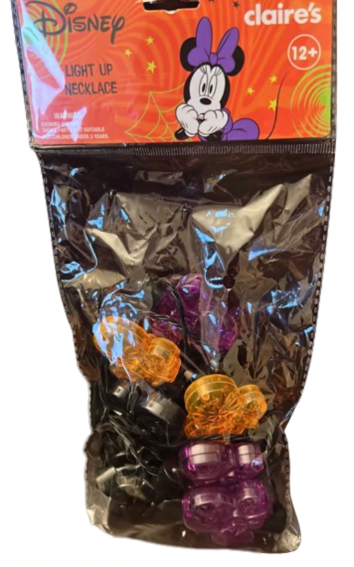 Disney Halloween Minnie Mouse Light Up Necklace New with Tag – I