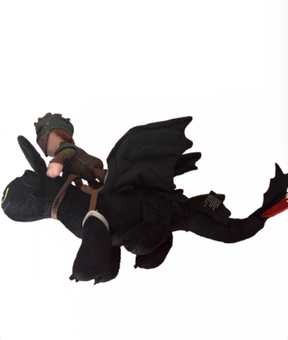 Universal Epic Universe How To Train Your Dragon Toothless Hiccup Plush New