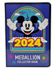 Disney Parks 2024 Mickey Medallion Collector Boon New
