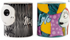 Disney Nightmare Before Christmas Jack & Sally Sculpted Ceramic Mugs Set of 2 NE