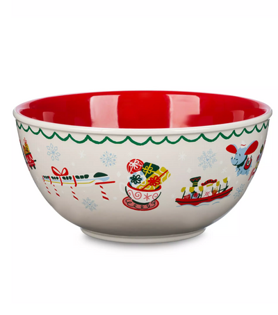 Disney Parks Icons Christmas Holiday Ceramic 128oz Bowl New