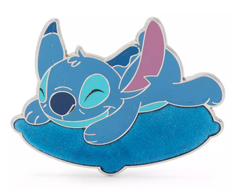 Disney Parks Stitch on Pillow Pin Lilo & Stitch New With Card