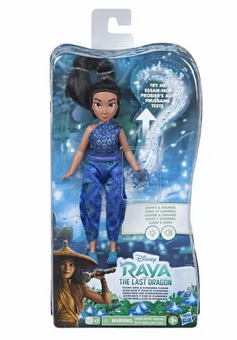 Disney Raya Last Dragon Young Raya and Kumandra Flower Doll Toy New with Box