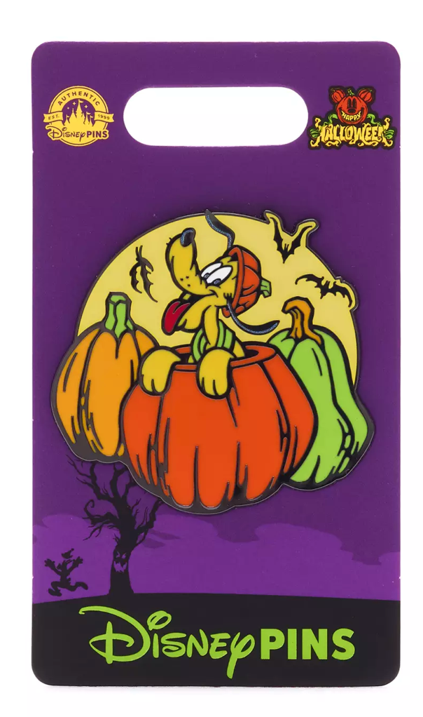 Disney Parks Pluto Pumpkins Halloween Pin New With Card