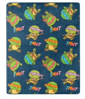 Disney Ninja Turtles Throw Blanket and HD Hugger New with Tag