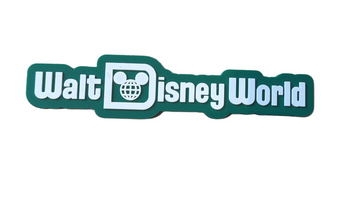 Disney Parks Walt Disney World Logo Mania Green Magnet New With Tag