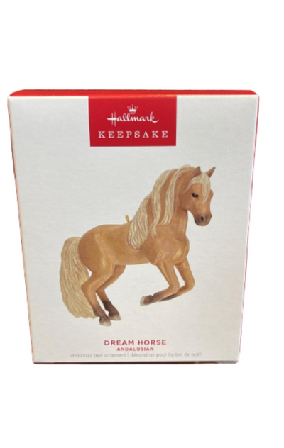 Hallmark 2023 Keepsake Andalusian Dream Horse Christmas Ornament New with Box