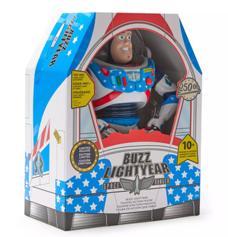 Disney Buzz Lightyear Talking Action Figure Toy Story 250th Independence Day New