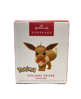 Hallmark 2023 Keepsake Mini Pokémon Holiday Eevee Christmas Ornament New w Box