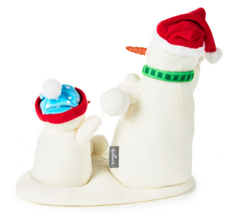 Hallmark Christmas Snowball Fight! Musical Snowmen Plush With Motion New w Tag
