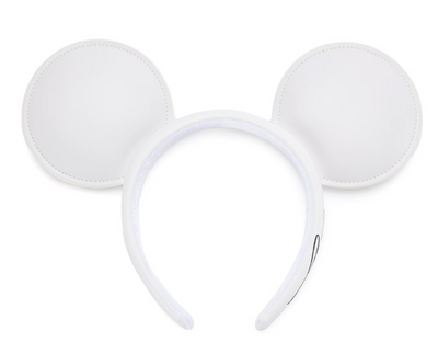 Disney Parks Mickey Mouse White Ear Headband for Adults New With Tag