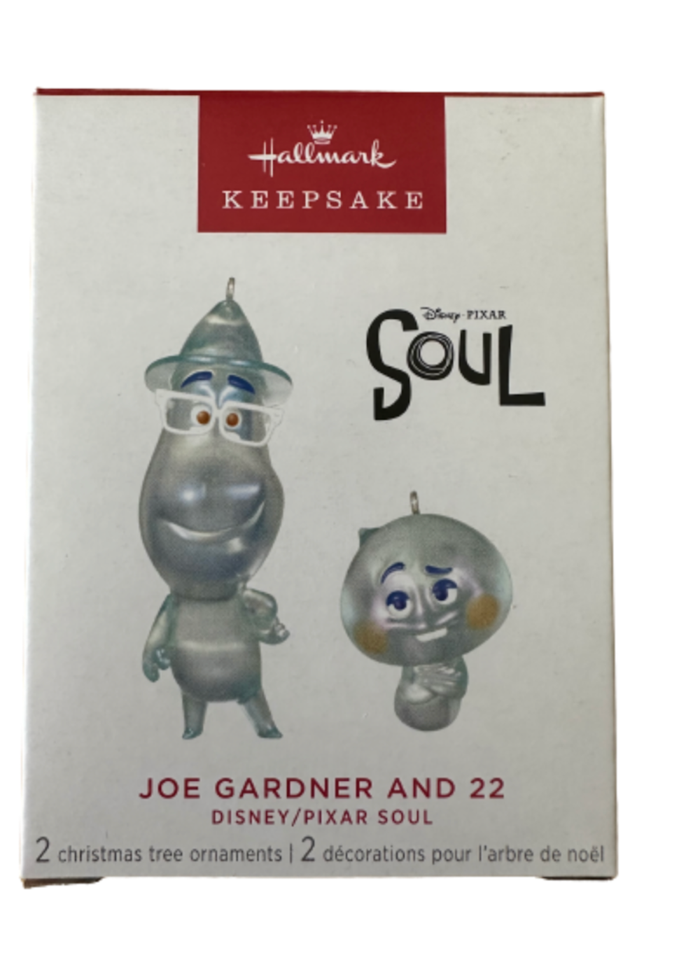 Hallmark 2023 Keepsake Disney Joe Gardner and 22 Set Limited Ornament New