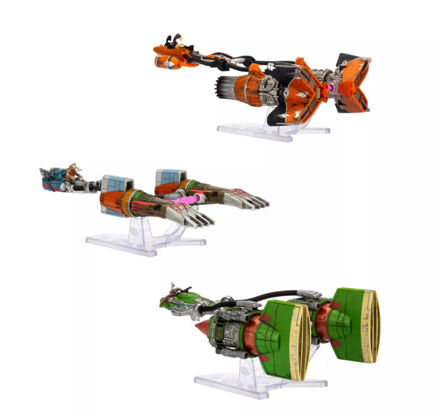 Disney Star Wars Micro Galaxy Squadron Boonta Eve Classic Podracer Vehicles New