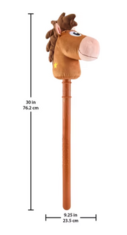 Disney Pixar Toy Story 5 Bullseye Hobby Horse Toy 28 inch Plush Head Sounds