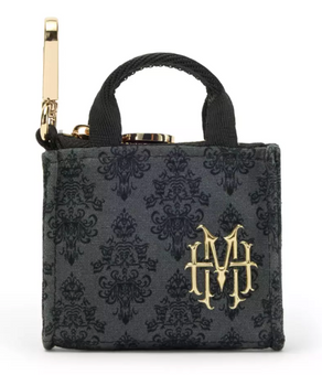Disney Parks The Haunted Mansion Mini Tote Coin Purse Bag Charm New With Tag