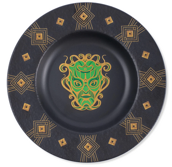 Universal Studios Wicked Plate Emerald City Wizard Black New With Tag