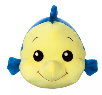 Disney Parks Flounder Small Soft Toy Plush, The Little Mermaid New With Tag