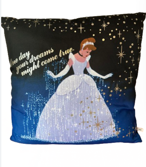 Disney Cinderella One Day Your Dreams Might Come True Pillow New Without Tag