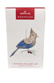 Hallmark 2023 Keepsake Leucistic Steller's Jay Limited Ornament New with Box