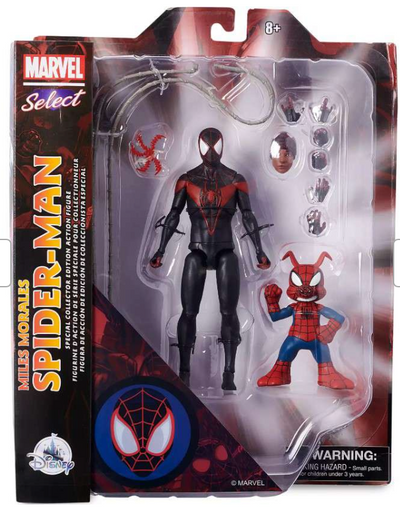 Disney Parks Marvel Spiderman Miles Morales Collector Action Figure New with Box
