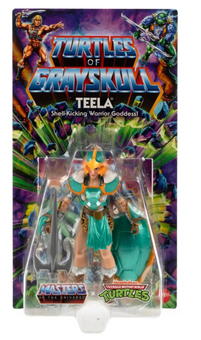 Masters of the Universe x Turtles of Grayskull Teela Action Figure Toy New W Tag