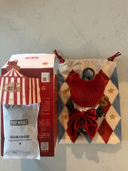 Pop Mart Labubu The Monsters Why So Serious Crimson Dancer Vinyl Plush New