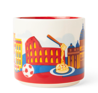 Starbucks You Are Here Collection Roma Italy Ceramic Coffee Mug New With Box