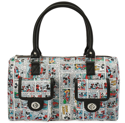 Disney Parks Mickey Comic Strip Satchel Bag New with Tag