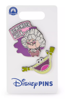 Disney Parks Nostalgia and Pouchy Pin Set Inside Out 2 New With Card