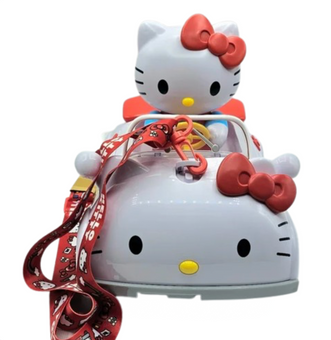 Universal Studios Sanrio Hello Kitty Car Popcorn Bucket New
