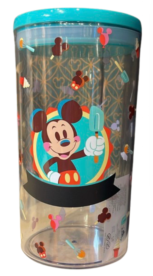 Disney Parks Large Mickey Mouse Container With Lid New With Tag