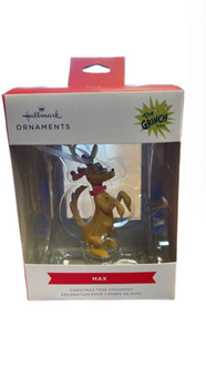 Hallmark The Grinch Max in Antlers Christmas Ornament New With Box