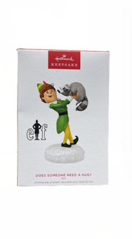 Hallmark 2024 Keepsake Elf Does Someone Need a Hug? Christmas Ornament New Box